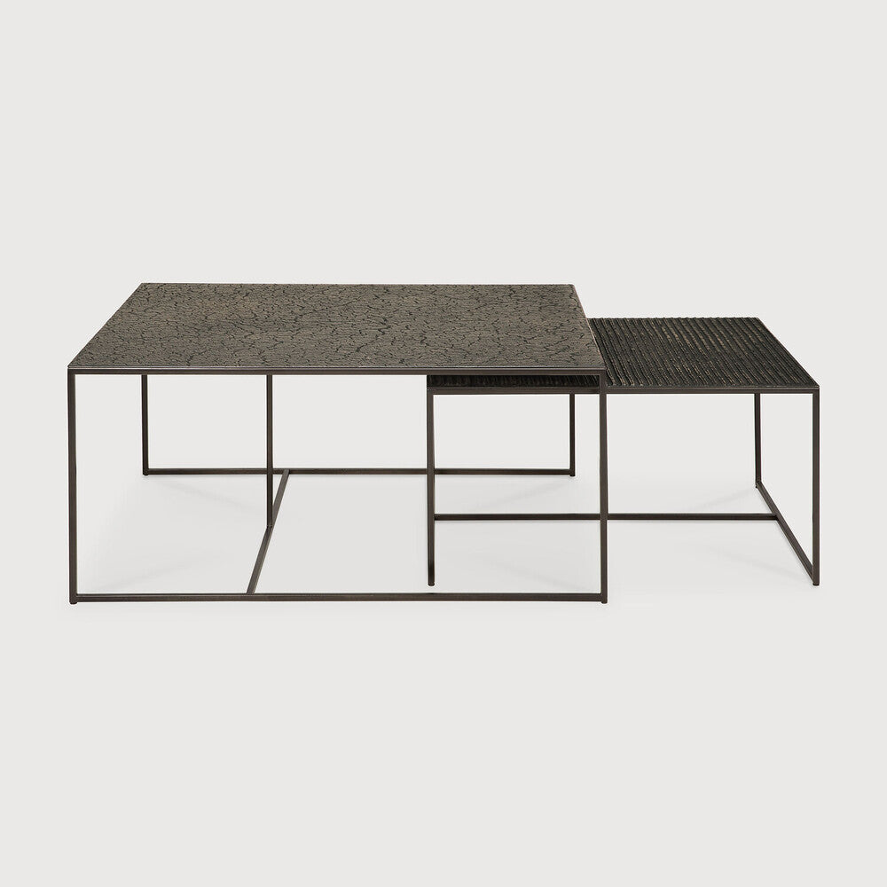 Pentagon Nesting Coffee Table Set