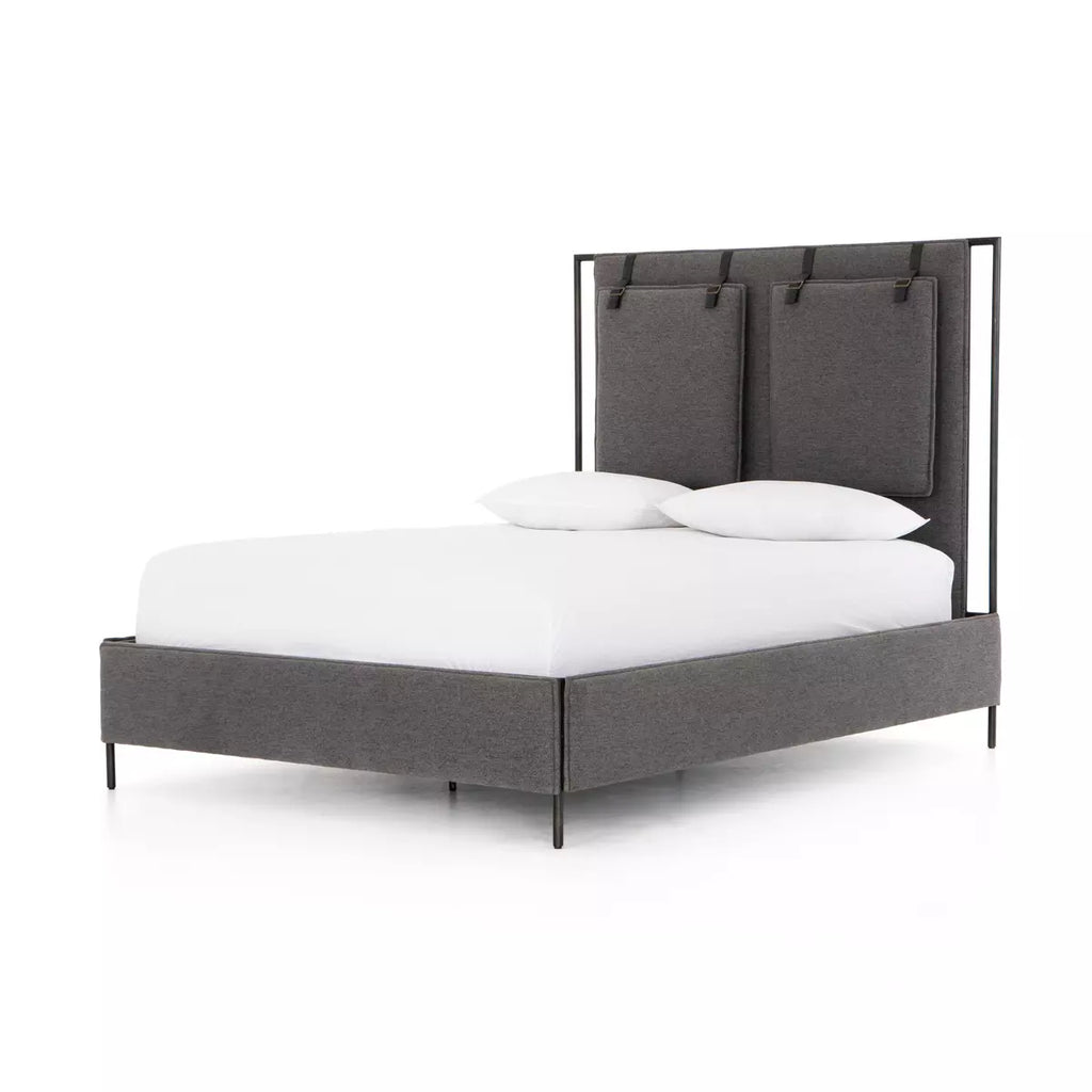 Sleigh Upholstered Bed