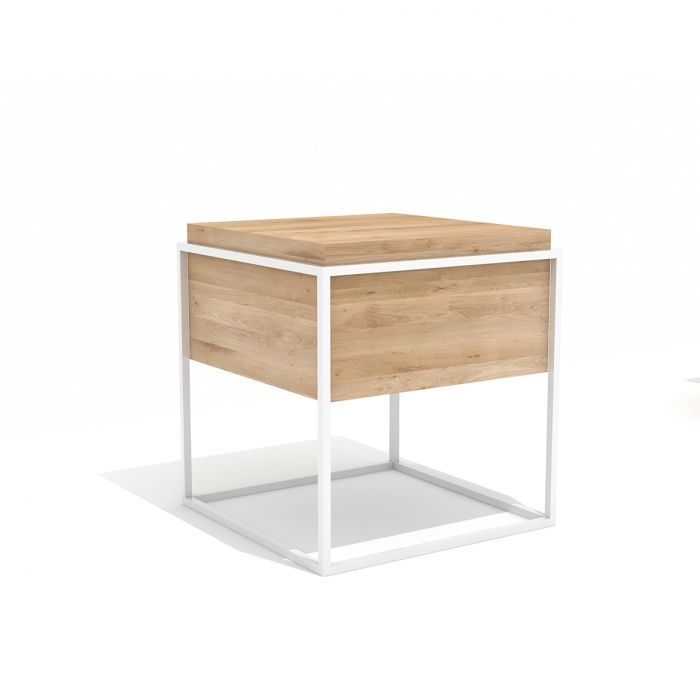 Oak Monolit Bedside Table