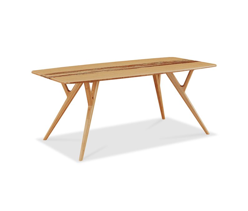 Azara Dining Table Caramelized with Exotic Tiger