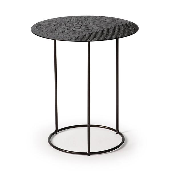 Celeste side table - lava linear