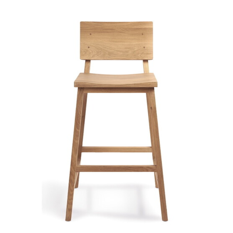 Oak N3 kitchen counter stool