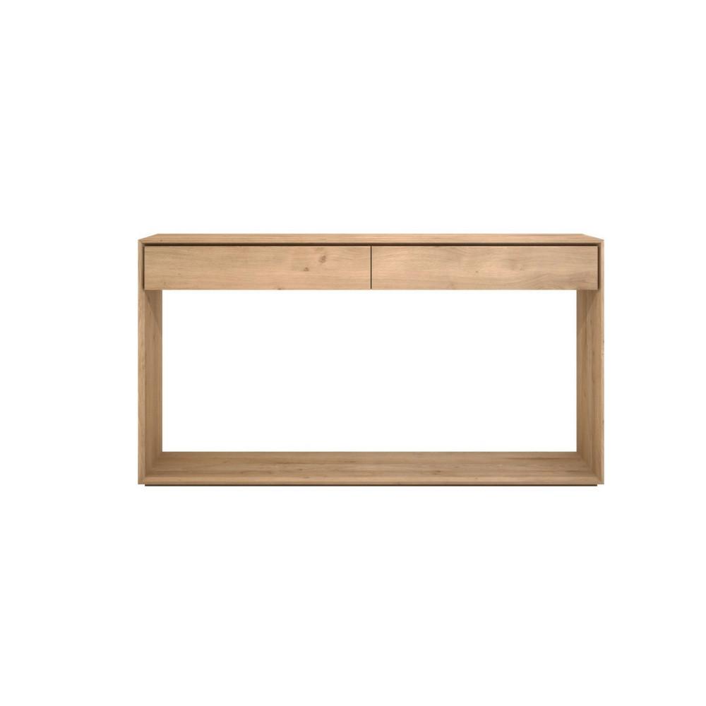 Oak Nordic console