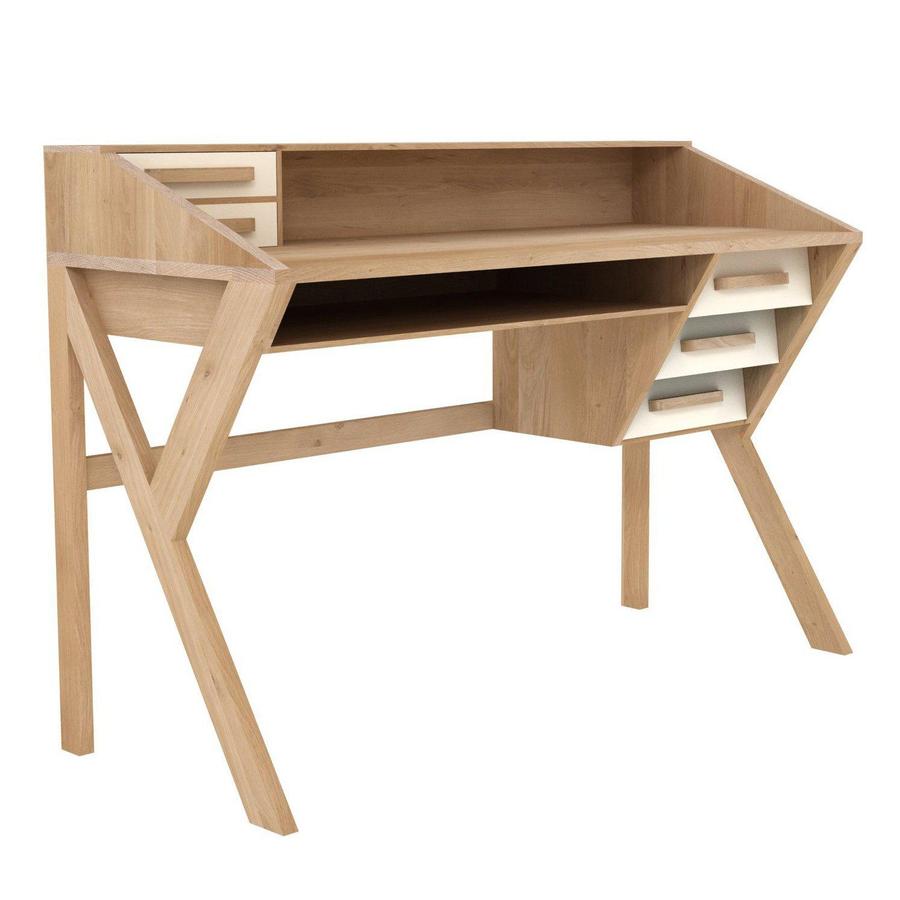 Oak Origami desk