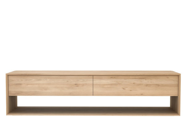 Oak Nordic TV cupboard