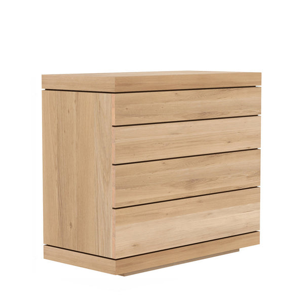 Oak Burger Chest of Drawers