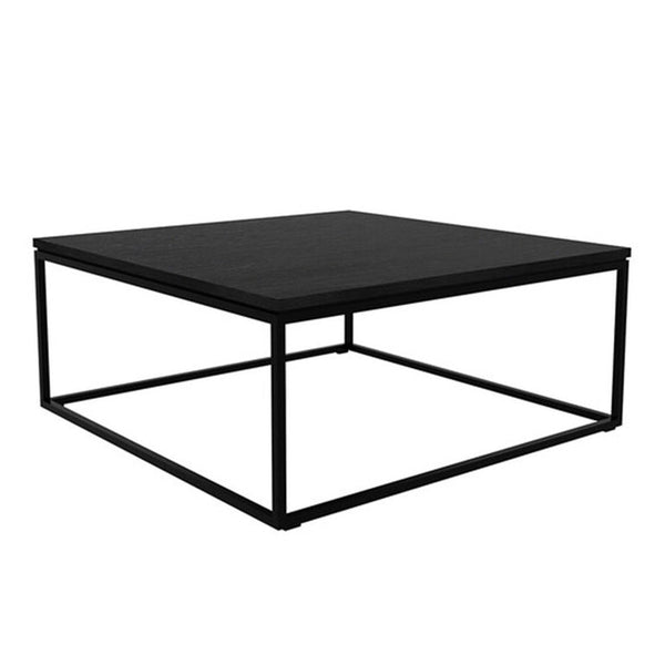 Oak Thin black coffee table
