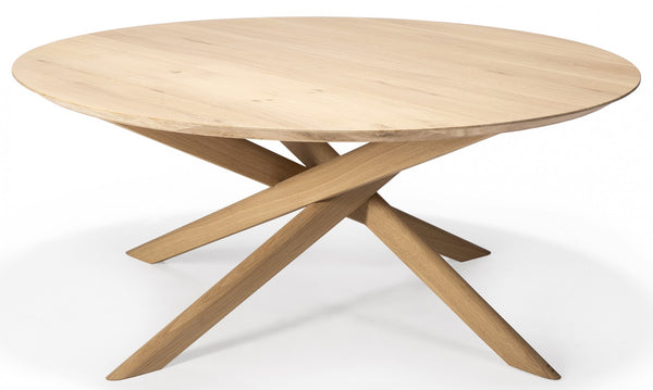 Oak Mikado oval coffee table